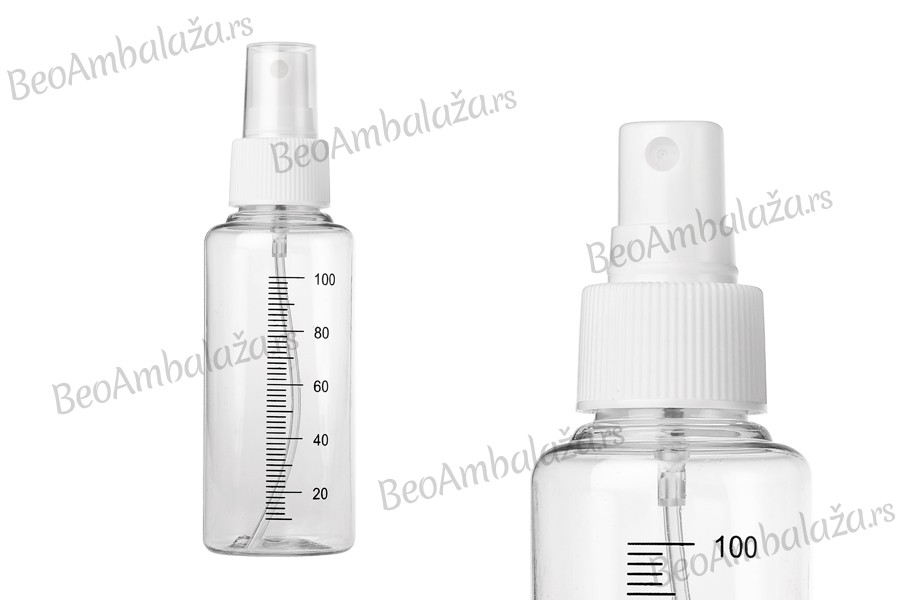Plastične sprej flašice 100mL - 12 kom